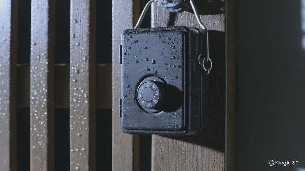 XXL Portable Key Lock Box — Heavy-Duty Steel Cable, Weatherproof, Combo Lock